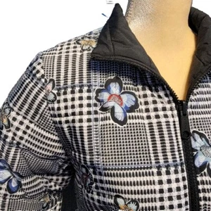 NEW Vera Bradley Small Bedford Plaid Reversible Puffer Quilted Jacket $95 T52 - Picture 1 of 10