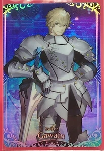 Gawain Fate Grand Order FGO Wafer Card SP 01 Saber Bandai Juego Japonés - Imagen 1 de 12
