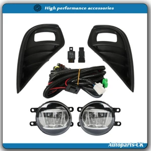 LH+RH Fog Lights Bumper Lamps Bezel Switch Kits For Toyota Highlander 2020-2022 - Picture 1 of 12