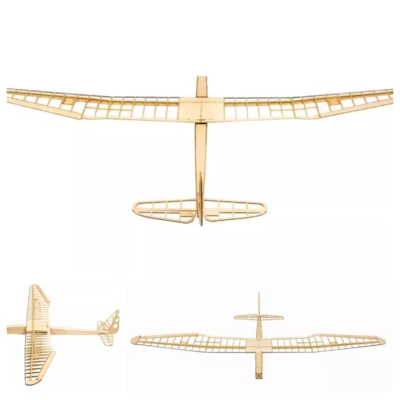 Glider Sunbird Balsa Wood RC Building Plane Aircraft Model Wingspan 160CM/63'' - Image 1 of 4