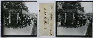 Vietnam.Indochine.Bentré.Bến Tre.Enterrement Ammanite.Vue stereo sur verre.Glass - Picture 1 of 1