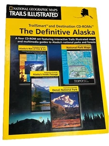 NATIONAL GEOGRAPHIC THE DEFINITIVE ALASKA ILLUSTRATED TRAILSMART CD-ROMs SEALED - Picture 1 of 24