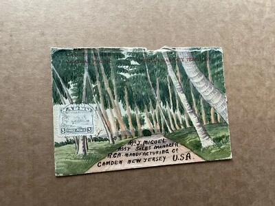 Cubierta pintada a mano Nauru 1941 para EE. UU. + Cachet de palmera dibujado a mano de cubierta completa + rara Foto 1 de 2