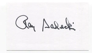 Ray Sadecki Signed 3x5 Index Card Autographed Baseball 1964 St Louis Cardinals - Picture 1 of 2