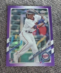 Nick Gordon 2021 Topps Chrome Update Purple Refractor Rookie Card #USC16 Twins