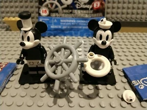LEGO 2 Disney Minifigs.-Set 71024 "Vintage Style" *MICKEY#1 & MINNIE MOUSE#2*   - Picture 1 of 11