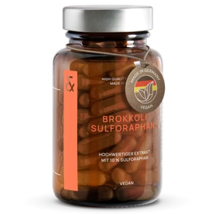 Brokkoli Extrakt - 10% Sulforaphan - 60 Kapseln hochdosiert im Glas - Vegan - Bild 1 von 7