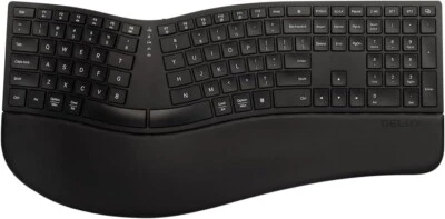 DeLUX Ergonomic Wireless Keyboard with Palm Rest Split Ultra-Thin - Image 1 of 3