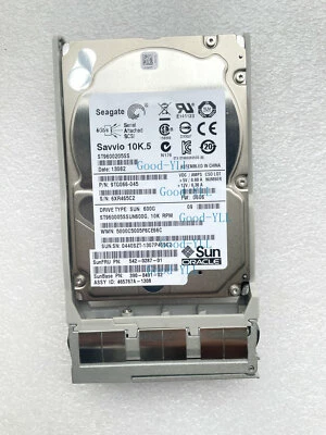 SUN Oracle 600GB HDD 542-0287-01 390-0491-02 SAS 2.5 Hard Drive - Image 1 of 4