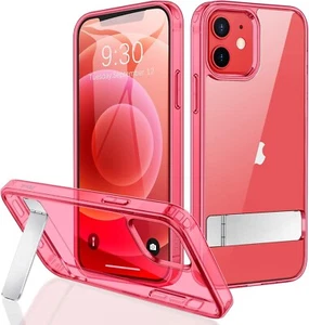 Red Case for 11 with 3-Way Kickstand - Slim Shockproof, Wireless Charging - Picture 1 of 6