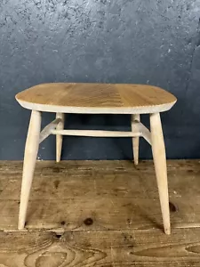 Vintage Converted  Ercol Stool  Mid Century - Picture 1 of 5
