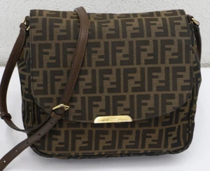 Fendi Zucca Crossbody Bag Tobacco Brown - Picture 1 of 16