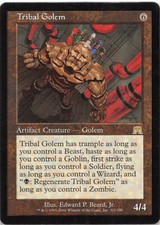 Tribal Golem *Rare* Magic MtG x1 Onslaught SP