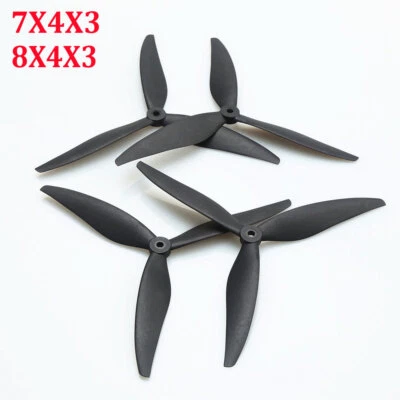 4pcs Tracker 7X4X3 8X4X3 7040 7inch 8040 7inch 3 Blade/tri-Blade Propeller - Image 1 of 4