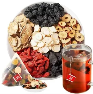 Tè al ginseng sei treasure, tè ai reni, tè al fegato, tè rosso dattero, salute dei reni - Foto 1 di 3