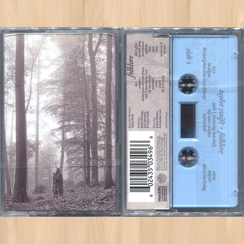 Taylor Swift Folklore “in The Trees" Limited Deluxe Edition Cassette Tape 0119