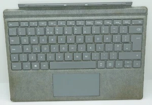 Microsoft Surface Pro 7 6 5 4 3 Platinum Silver Signature Type Cover UK Keyboard - Picture 1 of 10