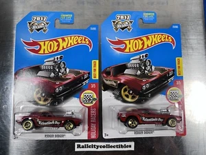 Hot Wheels Holiday Love Valentine's Day RODGER DODGER Heart & Arrows Lot Of 2 - Picture 1 of 6