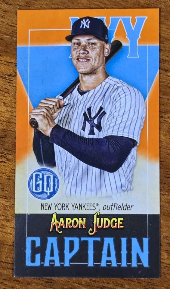 2021 Topps Gypsy Queen Aaron Judge Captain Orange Mini #CM-AJ Yankees PWE - Image 1 of 2