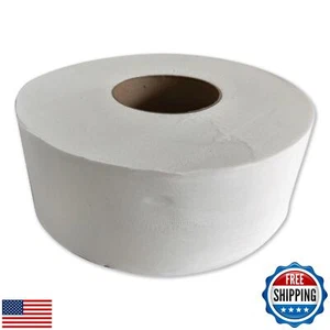 JRT Jr. Jumbo-Junior Bath Tissue, 2-Ply, White, 3.1" x 1,000 ft, 12/Carton - Picture 1 of 1