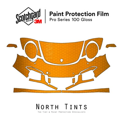Porsche 911 Sport Design 12-2016 3M PRO Series PreCut Paint Protection Film PPF - Image 1 of 4