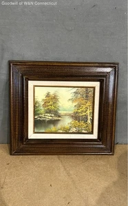 Herbstlandschaft Ölgemälde von Jackson gerahmt signiert - Bild 1 von 5