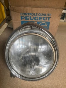 PEUGEOT  404 -  PHARE PROJECTEUR COMPLET D ou G - IODE H4 - CHROME - MARCHAL - Imagen 1 de 6