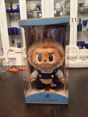 POP MART Labubu the Monsters Time to Chill Vinyl Plush Doll Figurine AUTHENTIC - Image 1 of 4