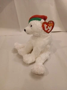 TY Beanie Baby SNOWDRIFT the Polar Bear Stuffed Animal Toy - Picture 1 of 8