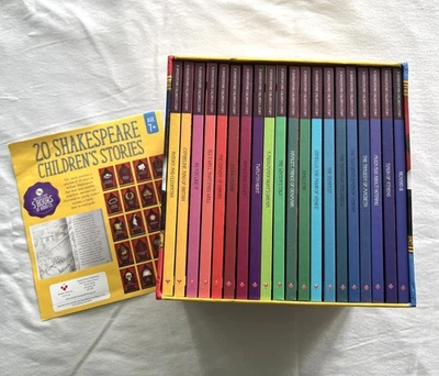 Children's Shakespeare Stories Complete 20 Book Hardback Boxed Set + Audio CDs - Image 1 of 4