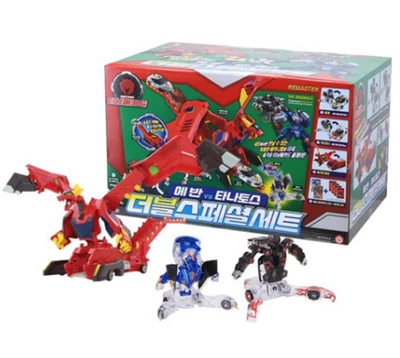 Turning Mecard  EVAN vs TANATOS DOUBLE SPECIAL SET  Transformer Robot/Korea - Image 1 of 4