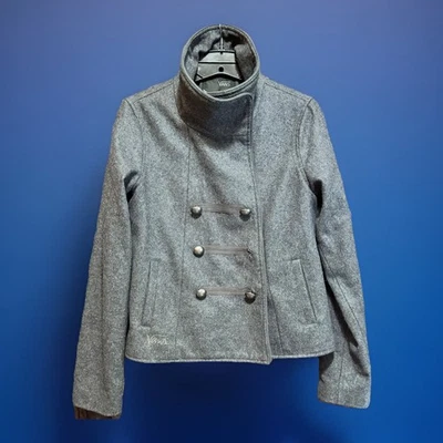 Chaqueta Abrigo Vans Pea Para Mujer M Cierre a Presión Invierno Falta Un Botón Decorativo Foto 1 de 4