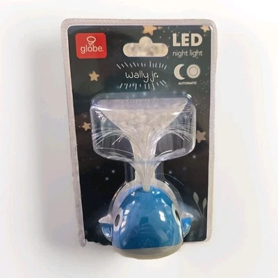 Globe Electric 89548 Ballena Fibra Óptica LED Luz Nocturna Azul Enchufe Automático Foto 1 de 4