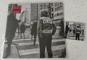 Bon Jovi LP with a Signed Art Card  Bon Jovi Forever  Sealed - Picture 1 of 2
