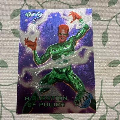 Комиксы B30s Batman Forever 1995 DC Comics Fleer Metal No16 Riddler Question Of Power - Изображение 1 из 2