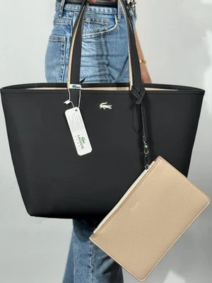 Lacoste Women's Double-Sided Shoulder Bag ,high quality large useful women's bag - Image 1 of 4