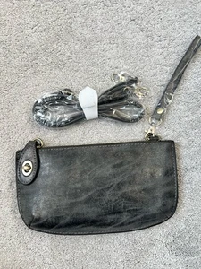Joy Susan Purse Mini Crossbody Wristlet Clutch Handbag Storm Gray - Picture 1 of 13