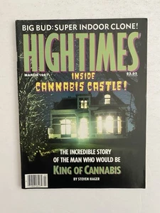 HIGH TIMES MAGAZINE MARCH 1987 #139 ALEX GREY PSYCHEDELIC ART - Picture 1 of 7