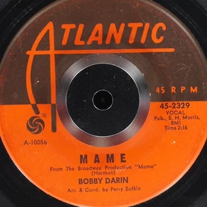 BOBBY DARIN Mame ATLANTIC 45-2329 VG+ 45rpm - Picture 1 of 4