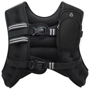 ZELUS Gewichtsweste, 6lb/8lb/12lb/16lb/20lb/25lb/30lb Gewichtsweste mit Reflec... - Bild 1 von 8