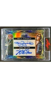2023 Leaf What Not Molly Ringwald Judd Nelson 2/2 Auto Autograph Breakfast Club - Bild 1 von 2