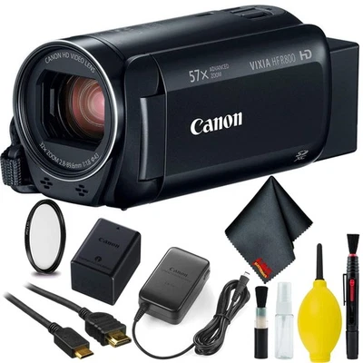 Kit básico de videocámara Canon VIXIA HF R800 (negra) Foto 1 de 4