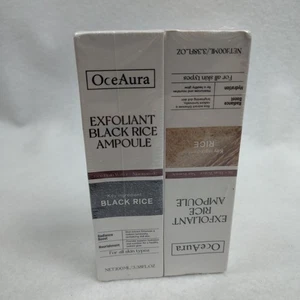 OceAura Reis & schwarzer Reis Peeling Ampulle 2er Pack je 100ml Ablaufdatum 8/2028 Neu - Bild 1 von 7