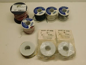 8 rollos de cable de conexión de tren modelo 1 conductor tamaños de calibre 22, 20 y 18 - Imagen 1 de 10