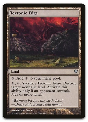 Tectonic Edge #145 (LP) Worldwake WWK Magic MTG - Image 1 of 2