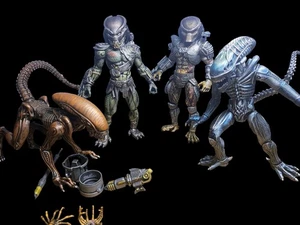 Lote de 7" Berserker Xenomorph Aliens Lanard Toys Custom Predator Collection - Imagen 1 de 15