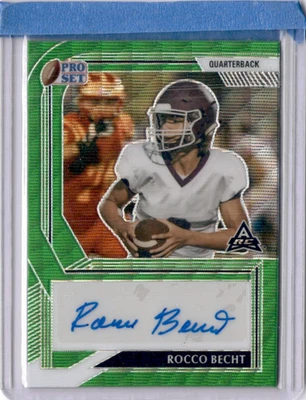 2022 Leaf Rocco Becht Rookie Auto Numbered #'d #PA-RB1 /10 (AU, RC) - Image 1 of 2