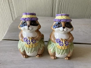 Salero y pimentero de cerámica Otagiri de Mary A. Baker vintage de los años 90 - Imagen 1 de 7