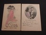 1911 LET THOSE WHO LOVE & DER SCHWESTERKUSS ROMANTIC COUPLE POSTCARDS