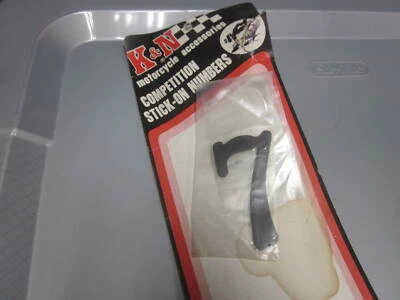 开箱 K&N 摩托车越野赛贴纸编号盘贴花 #7 — 第 1/2 张图片